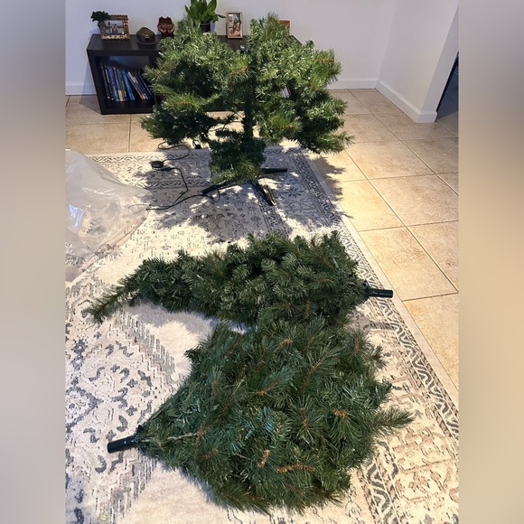 100-in. Christmas Tree w/built in lights - Picture 7 of 14